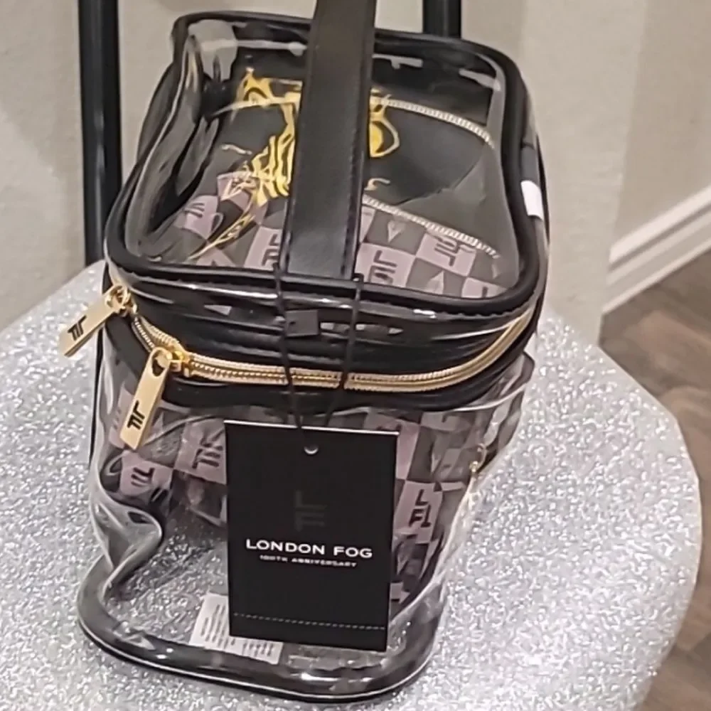 London Fog 3-Piece Nested‎ Cosmetic Travel Bags